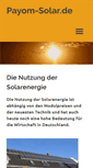 Mobile Screenshot of payom-solar.de
